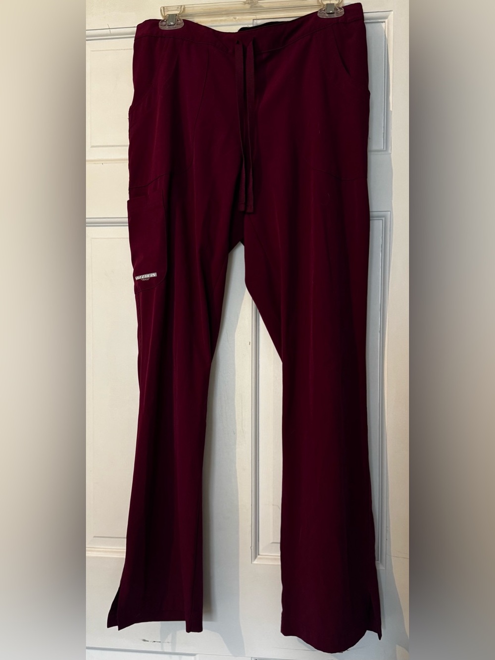 Skechers Burgundy Scrub Pants